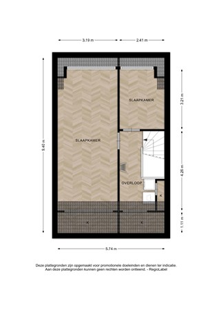 Floorplan - Peeke Bosmastraat 20, 7415 NP Deventer